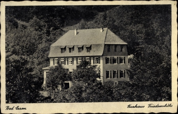 Ak Bad Essen in Nedersaksen, Kurhaus Friedenshöhe