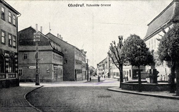 Ak Ohrdruf in Thüringen, Hohenlohe-Strasse
