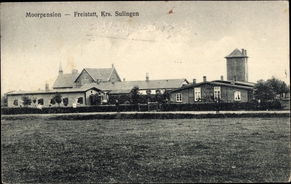 Postcard Freistatt in Lower Saxony, Moorpension