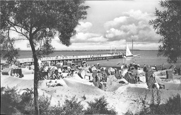 17 Negative Timmendorfer Strand, Kurhaus, Strand, von oben