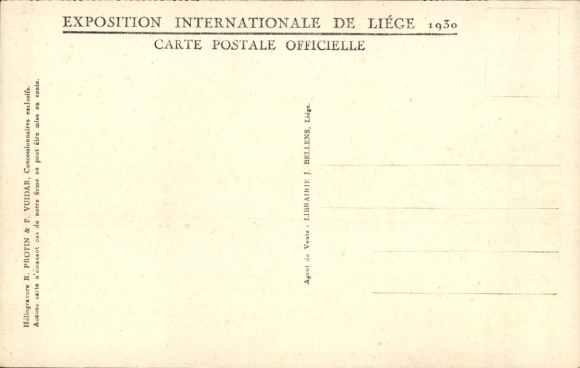 PC Liège Liège Wallonia, exhibition 1930, Palais de l'Éléctricité