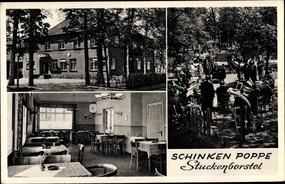 Postcard Stuckenborstel Sottrum in Lower Saxony, ham poppe