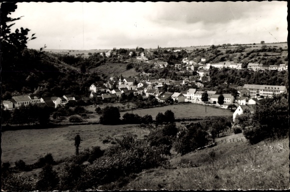 Postcard Bettingen in the Eifel, Panorama