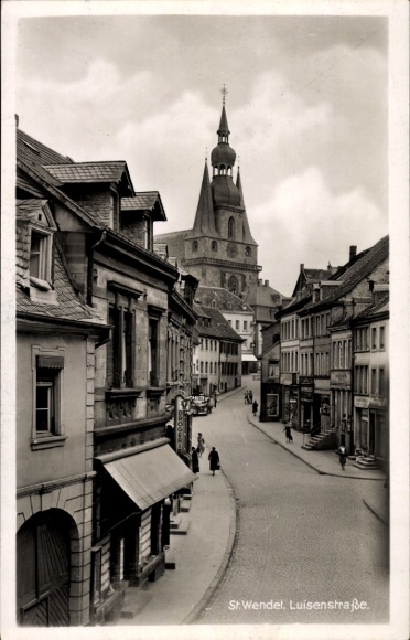 Postcard St. Wendel in Saarland, Luisenstraße