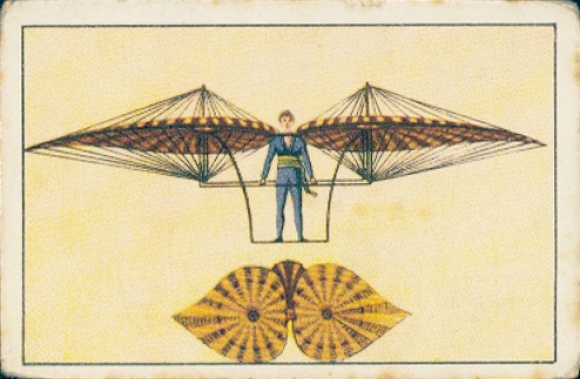 Collector's card The Conquest of the Air, Part I No. 10, Jacob Degen