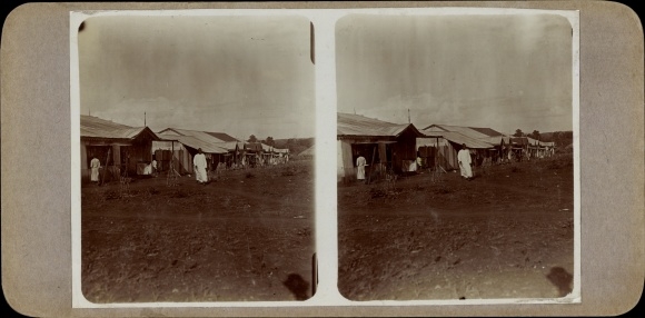 Stereo Photo German East Africa Tanzania, City View