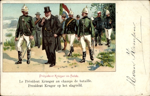 Wojna burska, prezydent Kruger w terenie, Kruger