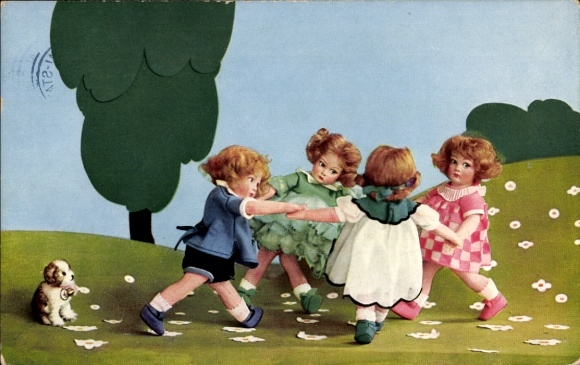 Postcard Dancing Dolls, Plush Toy