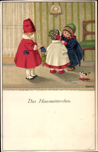 KP artysty Ebner, Pauli, Das Hausmütterchen, Munk 878