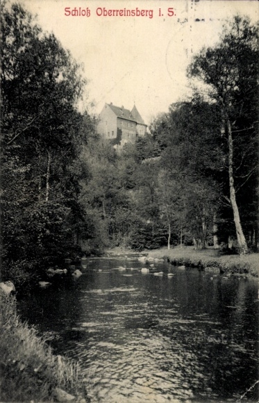 Ak Reinsberg in Sachsen, Schloss Oberreinsberg
