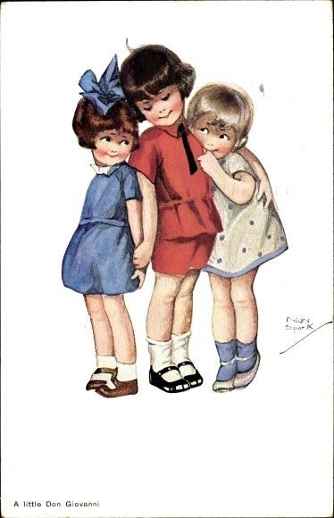 Artist Postcard Spark, C., A little Don Giovanni