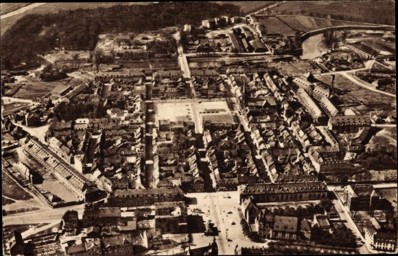 PC Saarlouis in Saarland, aerial view