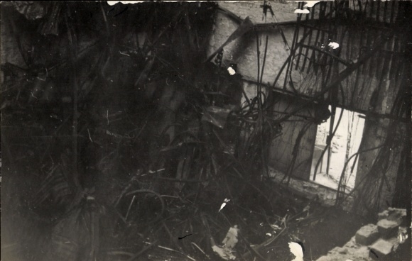 Foto Berlin Schöneberg, Theater, Nürnberger Straße, Kriegszerstörung 2. WK, Detail, Trümmer