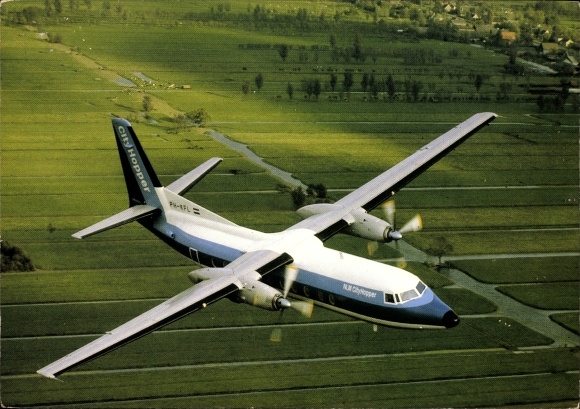 Postcard passenger aircraft, Fokker F-27 Friendship