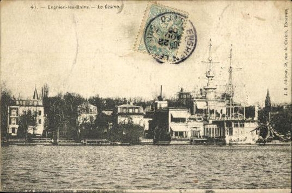 Set von 82 AK von Enghien-les-Bains, verschiedene Ansichten