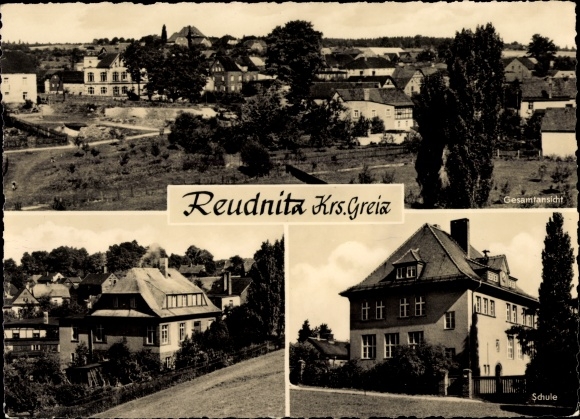 PC Reudnitz Mohlsdorf Teichwolframsdorf Thuringia, locality, school, partial views