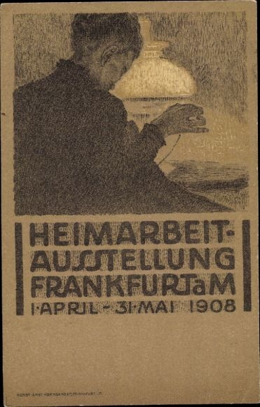 PC Frankfurt am Main, home work exhibition 1908