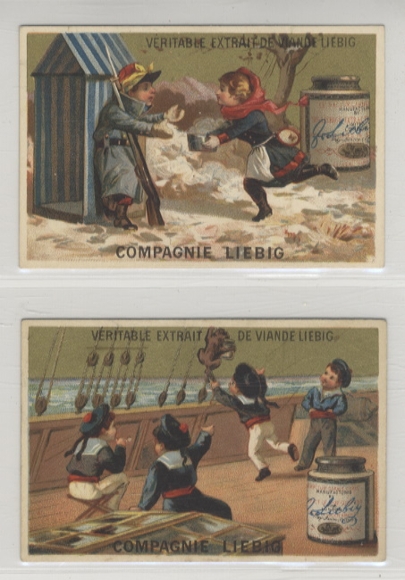 Liebig individual pictures from the series A 21 genre pictures XIII 1878