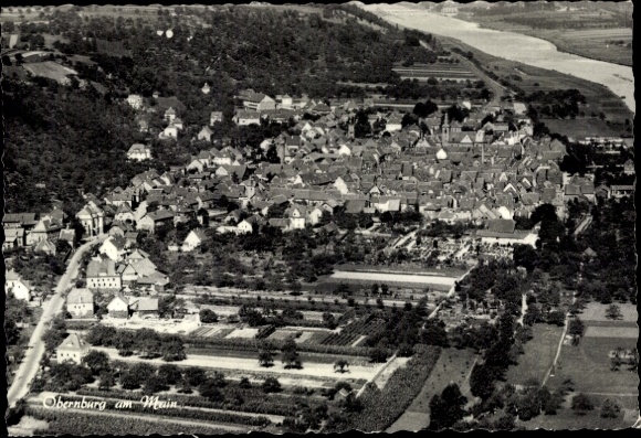 Postcard Obernburg am Main Lower Franconia, general view