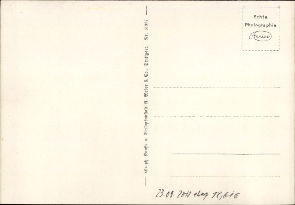 Postcard Dornier flying ship Do X in flight, aerial photograph