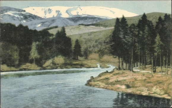 Artist PC Iwan, Friedrich, Karpacz Krummhübel in the Giant Mountains Silesia, Stauweiher