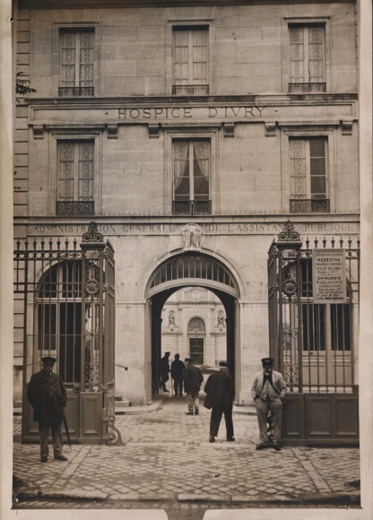 Foto Ivry sur Seine Val de Marne, Hospice D ´ Ivry, Eingang