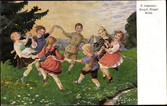 Artist PC thighs, Franziska, Ringel, Ringel series, children dance