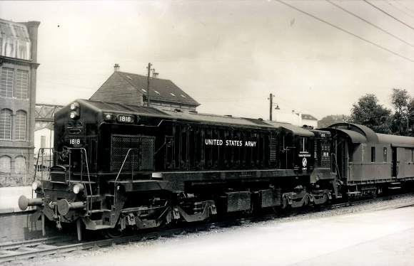 Foto Carl Bellingrodt,  US Amerikanische Eisenbahn in Deutschland, United States Army, Nr. 1818