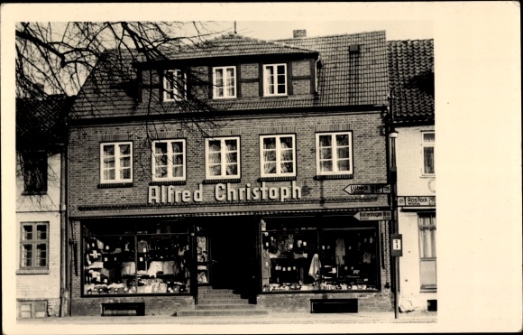 Photo PC Grevesmühlen in Mecklenburg, business Alfred Christoph, around 1960