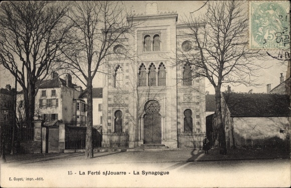 Judaica Ak La Ferte sous Jouarre Seine et Marne, Synagoge