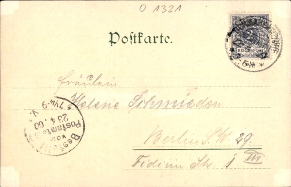 Postcard Berlin Wilmersdorf Schmargendorf, Schützenhaus Volkstheater, Paul Hambrock, portrait