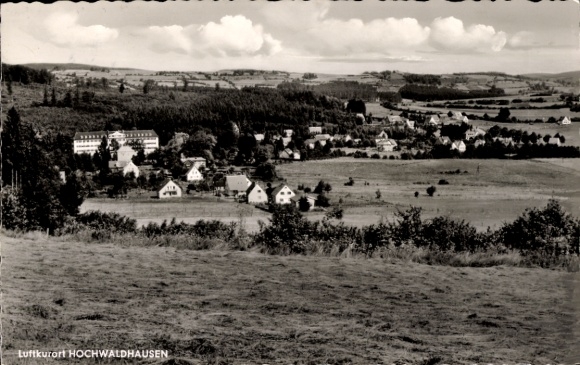 Postcard Hochwaldhausen Ilbeshausen Grebenhain Hessen, Panorama