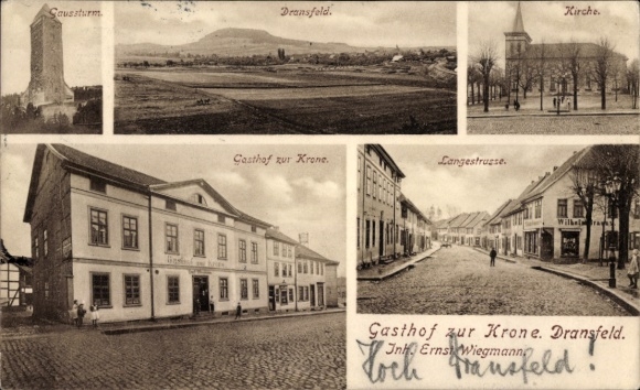 KP Dransfeld w Dolnej Saksonii, Gasthof zur Krone, Langestrasse, kościół