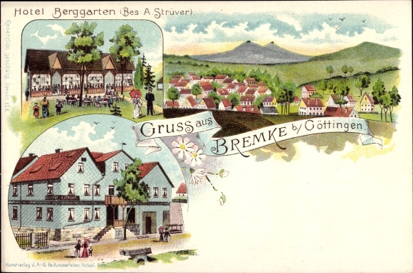 lito Bremke w tej samej dzielnicy Goettingen, Hotel Berggarten, widok całkowity