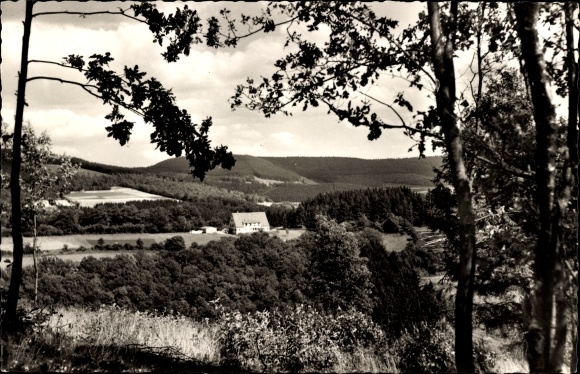 Postcard Hilchenbach in Westphalia, Hotel Haus am Sonnenhang