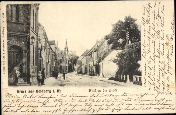 PC Goldberg in Mecklenburg, street scene