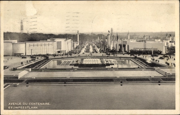 KP Bruxelles Bruksela, wystawa 1935, Avenue du Centenaire