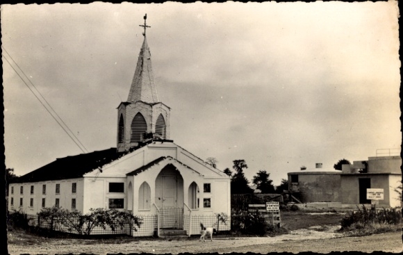 Ak Isigny sur Mer Calvados, Chapelle des Hogues