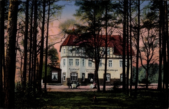 Postcard Tostedt in Lower Saxony, Waldschänke Lohbergen