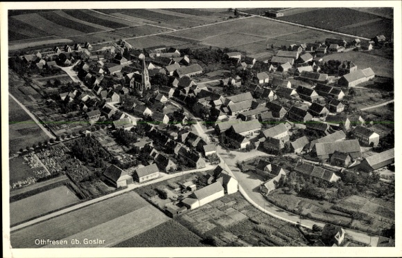 Postcard Othfresen Liebenburg am Harz, aerial photograph