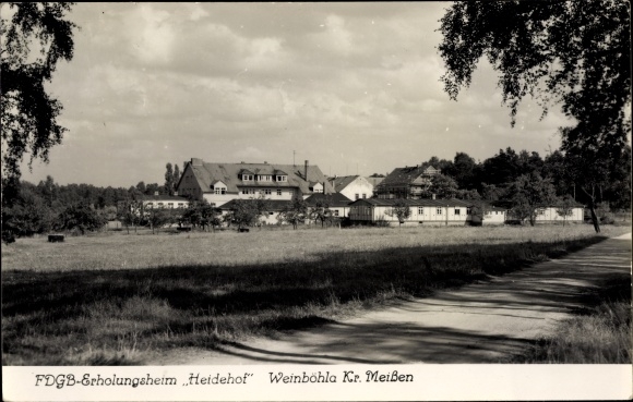 KP Weinböhla w Saksonii, widok na dom rekonwalescencji FDGB Heidehof