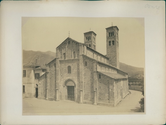 Foto Como Lombardia, rond 1870, kerk van Sant&#39; Abbondio