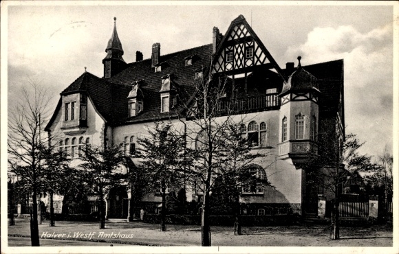 Ak Halver in de Märkisches Kreis, kantoorgebouw