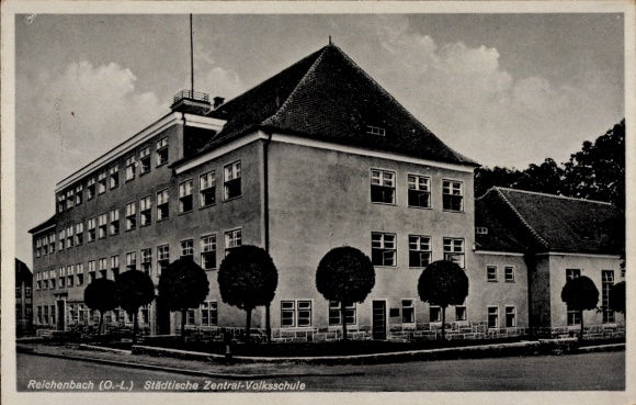 Ak Reichenbach in der Oberlausitz, Städtische Zentral Volksschule