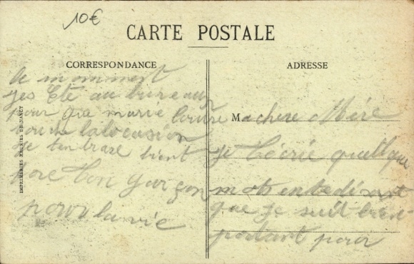 Postcard Brest Finistère, Kermor, landscape, building, harbor, lake