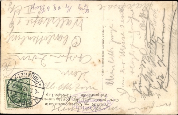 Postcard Williams Liliputian Company, Prince Theodore and Prince Heinrich, dwarf pony team