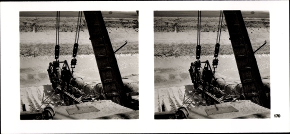 Stereo Raumbild Foto NS-Musterbetriebe 1937-38 Nr. 480 III/170 Bauunternehmung Stahlschmidt Meppen