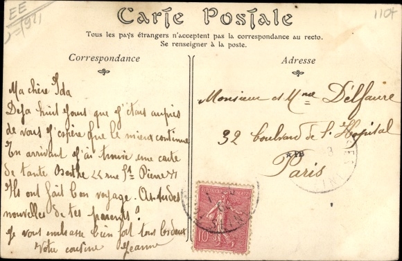 Postcard Fontenay at Roses Hauts de Seine, Rue Boucicaut and Rue Ledru Rollin