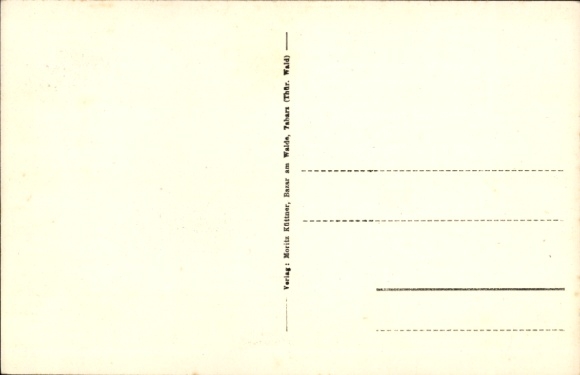 Postcard Tabarz in the Thuringian Forest, Viktoria Adelheidstraße, Bazar am Walde