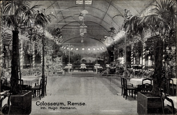 Postcard Remse at the Mulde, Colosseum